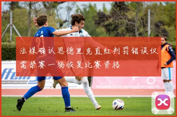 法媒确认恩德里克直红判罚错误仅需禁赛一场恢复比赛资格